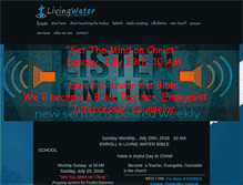 Tablet Screenshot of livingwaterps.org